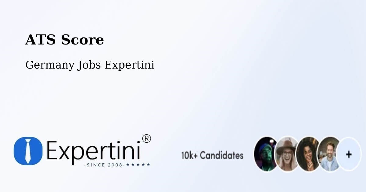 Resume ATS Score & Job Description Match Tool – Rastede - Germany Jobs Expertini